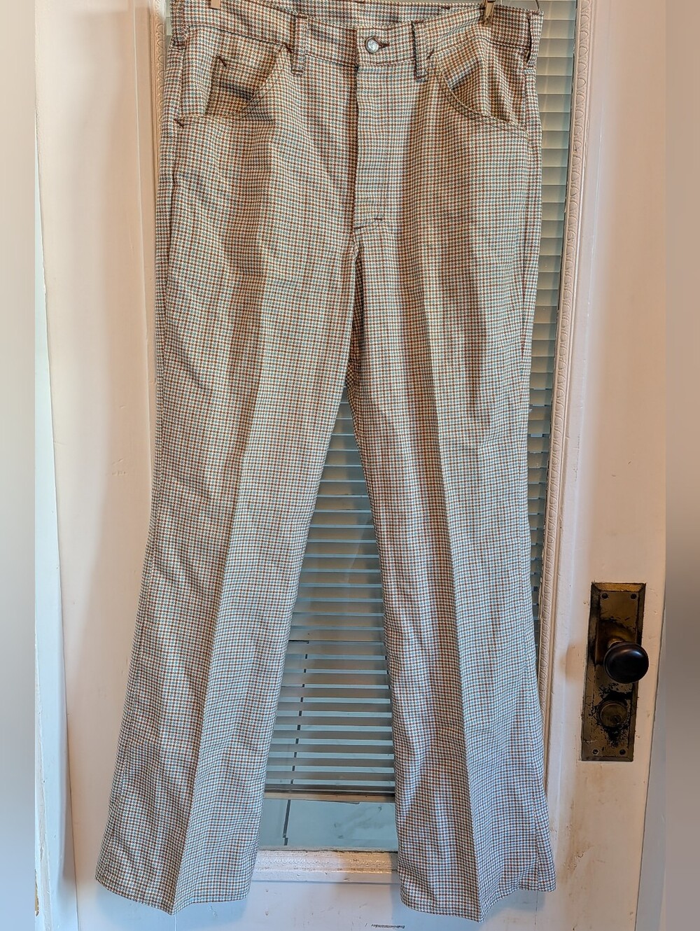 Men's Riders By Lee Vintage Dress Pants - Beige/Brown/Turquoise